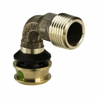 Viega Raxofix Pressfitting Übergangsbogen 90° 25 mm x 3/4'' AG 646028 SC-Contur