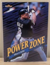 1998 Topps Finest POWER ZONE #P17 Albert Belle AWESOME COLOR CHANGING INK RARE