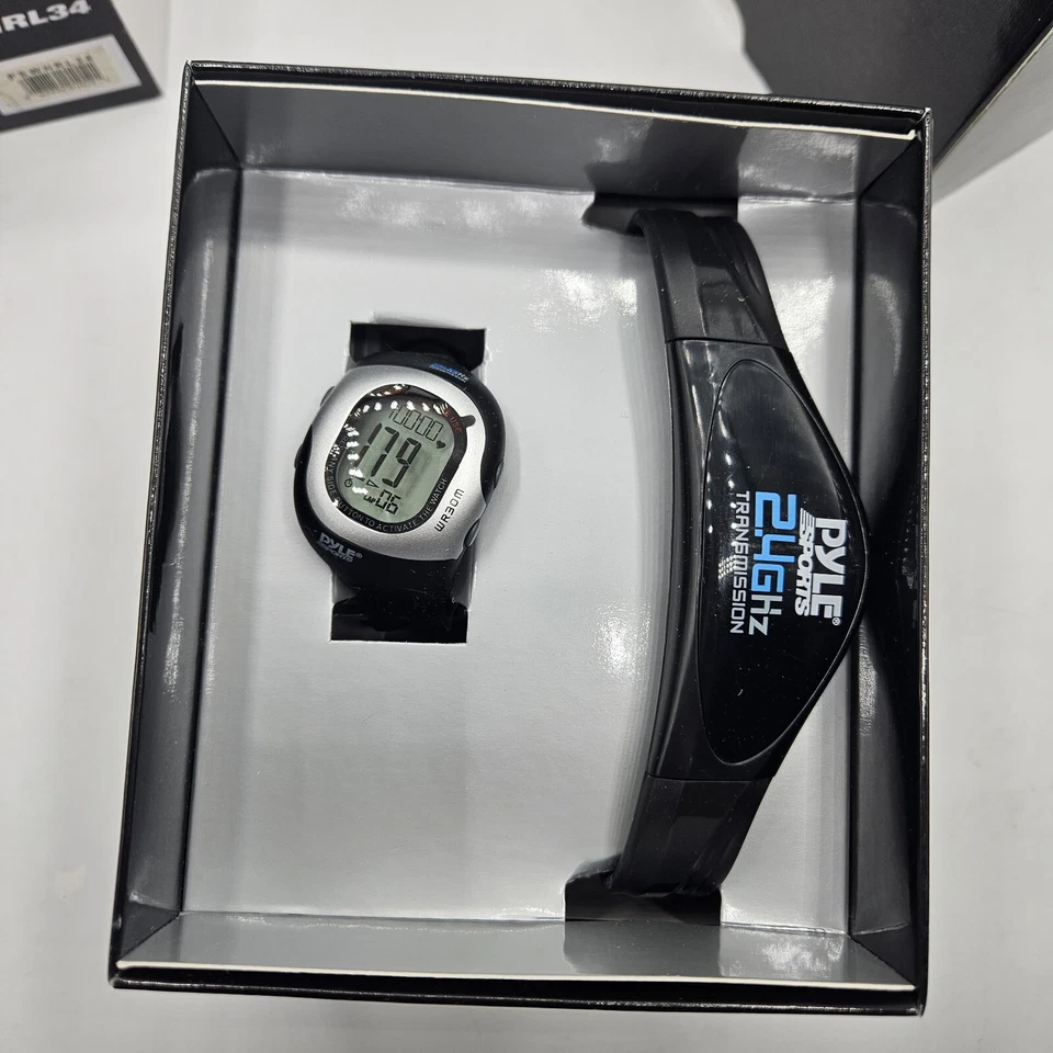 Pyle Sport PSWHRL34 Womens Heart Rate Monitor Watch W/ Calorie Counter  NEW OPEN - Image 3 of 4