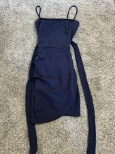 Windsor Navy Blue Size Medium Sleeveless Dress 