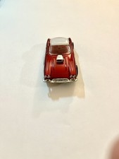 Tyco Red/Wht 1960 Corvette H/O Slot Car W/Curve Hugger Chassis