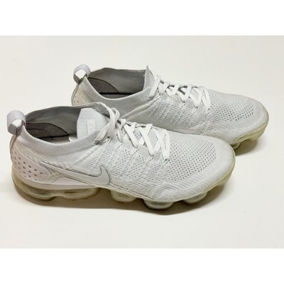 Nike Air VaporMax Flyknit 2 White Pure Platinum 942842-105 Mens 12