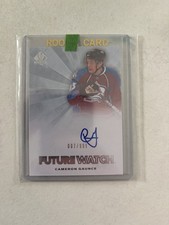 2011-12 SP Authentic Cameron Gaunce #258 999 Auto RC Future Watch Avalanche