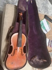 Antonius Stradivarius Acoustic Violin Vintage with Case
