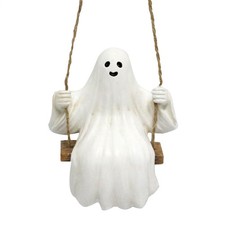 Swing Ghost Car Pendant Rearview Mirror Hanging Ornament Halloween Car Ornament
