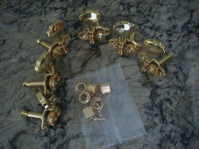 GRETSCH OPEN BACK ELECTROMATIC G5400 HOLLOW BODIES GOLD TUNER SET/6 009-6600-000