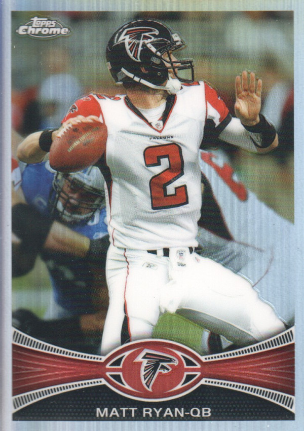 2012 Topps Chrome Refractors #91 Matt Ryan - FB