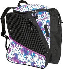 Unisex Adults 33L Ice Skate Bag Lightweight Water-Resistant Backpack for Skates