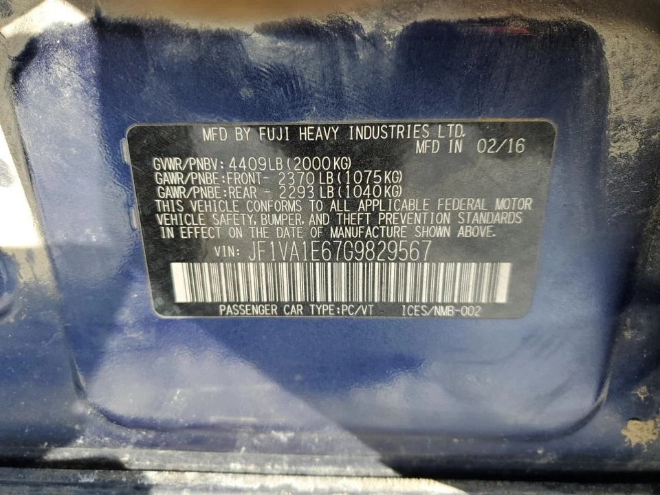 2016 Volvo V60 Driver Left Tail Light Assembly OEM Used 142K Mileage - Image 2 of 4