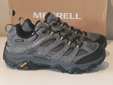 Merrell Men's Moab 3 Waterproof Hiking Shoes Size 9 M Granite