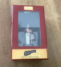 W. BRITAIN 46003 BLUECOATS, US Army INFANTRY DRUMMER 1813-21, 54mm, NIB