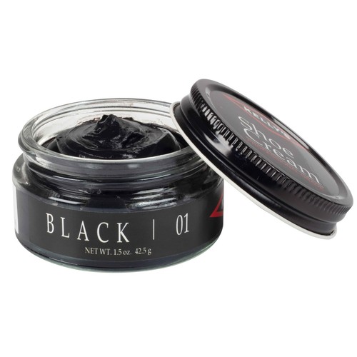 Black Shoe Polish 1.5 oz - Professional Leather Shoe Cream