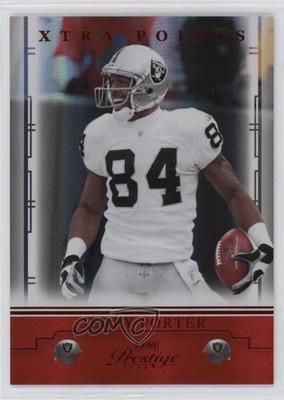 2008 Playoff Prestige Xtra Points Red 22/100 Jerry Porter #72 9bp
