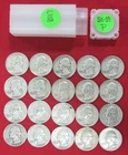 1950-1959 (P) Washington Silver Quarters - Mixed - 20 Coins - Actual Coins L108