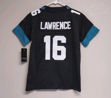 YOUTH JACKSONVILLE JAGUARS Trevor Lawrence #16 Jersey Stitched SZ M (10/12)  NWT