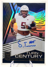 2025 Donruss Elite TURN OF THE CENTURY SHEMAR TURNER ROOKIE AUTO 499/499  Bears