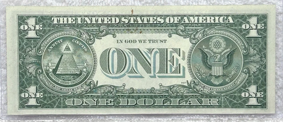 13500000 - Fancy Low Serial 1963A $1 Bill Federal Reserve Note GEM - Image 3 of 3