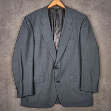 Vintage Burberrys Suit Mens 40x31 Blue 100 Wool 2 Button Pleated RSM USA 90s