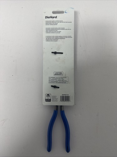 DHP55112 DIEHARD 12-3/4" COMPOUND JOINT 45 DEGREE BENT NOSE PLIERS - Picture 4 of 4
