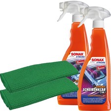 Sonax Ceramic Scheibenversiegelung 2x 750ml Scheibenklar + 2 Mikrofasert&uuml;cher