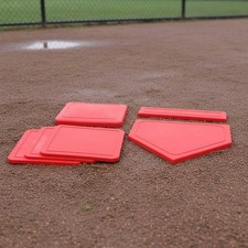 5 St&uuml;ck Home-Plate-Set wasserdicht Baseball-Base-Set rutschfest f&uuml;r