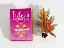Liztech 2013 OAK LEAF 2.25" Brooch Pin Scarce