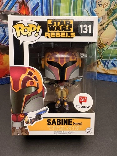 Funko Pop! Star Wars Rebels Sabine Wren Masked #131 Walgreens Exclusive