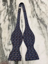  Authentic HERMÈS Paris Silk Self-Tie Bow Ti...