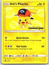 Ash's Pikachu SM111 NM-LP SM Promos Pokemon Shipnow I Choose You! Movie Promo on eBay