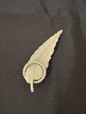 Vintage Barrette,Silver Tone Leaf,Leaf Hair Pin 1960s