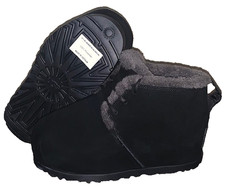 UGG Pumped Lace-up Black Suede Women's Platform Boots Booties size US 9/EU 40