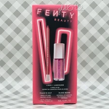 FENTY Lined + Luminized Set GRAPE SPLASH Gloss Bomb RIRI Liner ••BNIB••🎁