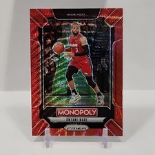 2024-25 Panini Prizm Monopoly Dwyane Wade #LEG10 Red Color Match Miami Heat NBA
