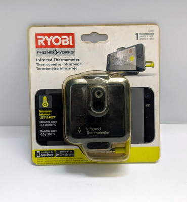 Ryobi Phone Works ES2000 Infrared Thermometer Model ES2000 Brand New Sealed