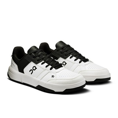 On THE ROGER Clubhouse White Black 3WF10430462 Damen Lifestyle Schuhe