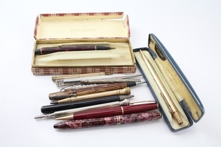 Pencils Propelling Mechanical Including Vintage Parker Waterman Sheaffer Boxed