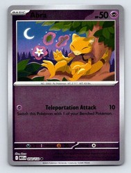 Abra 054/132 Mega Evolution Reverse Holo