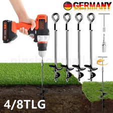 4/8x Erdanker Bodenanker Schaukel-Anker Setlang Befestigungsanker Erdnagel Anker