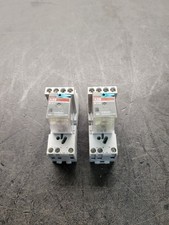 ABB CR-M024DC4 Relay w/CR-M4LS Base.       Lot of 2.