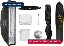 Glow EZ Lock 12x56 Quick Strip Rectangular Bowens Mount Softbox w/External, Inte