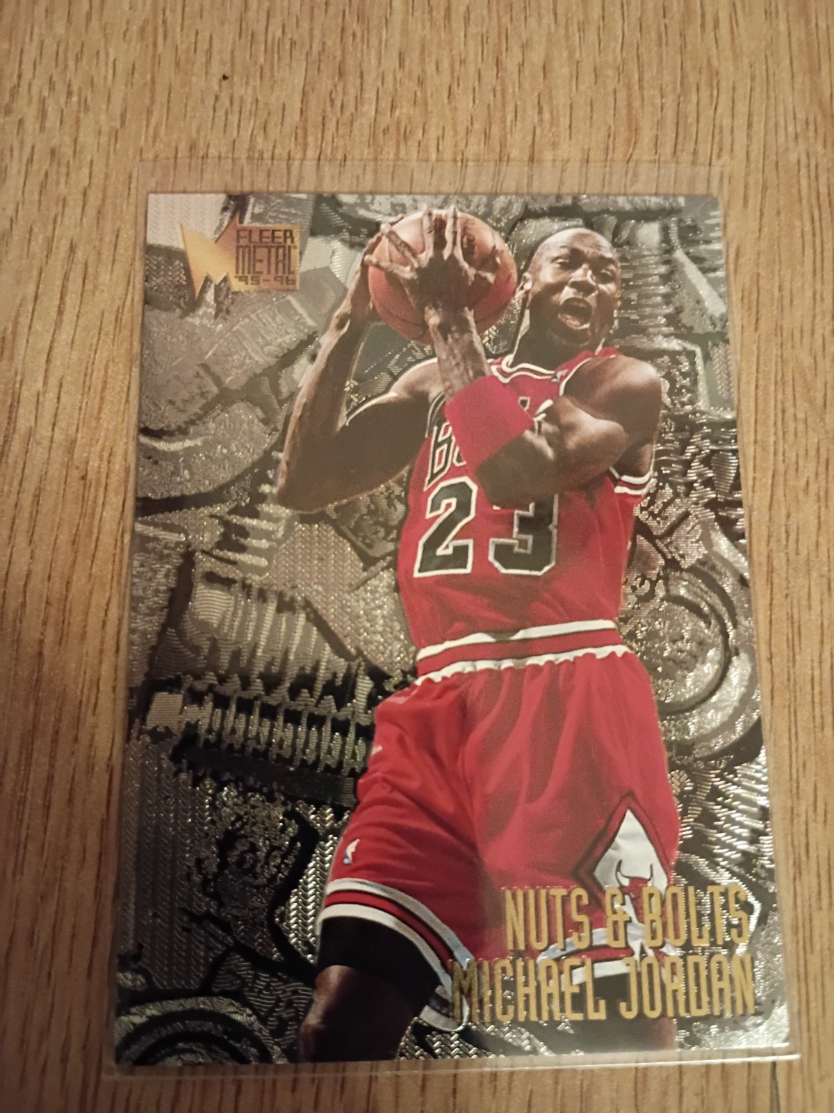 95-96 Fleer Metal Nuts And Bolts Michael Jordan #212