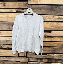 Ted Baker London Men's Thermal Heathered Gray Crewneck Sweatshirt Size 3 Med