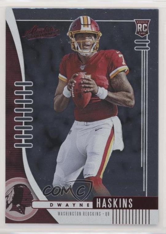 2019 Panini Absolute Rookie Green Dwayne Haskins #116 Rookie RC on6
