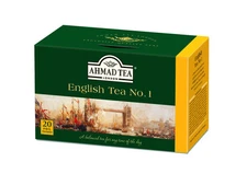 Ahmad English Tea No 1 20 Count Black Tea with Bergamot Flavor  Great Taste A...