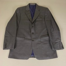 Charles Tyrwhitt Mens Wool Suit Jacket Men's 40R Dark Gray Tailoring London