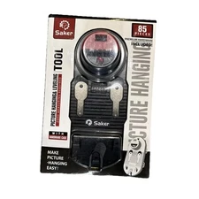 NEW SAKER PICTURE HANGING & LEVELING TOOL KIT 85 PIECES WITH HARDWARE CASE