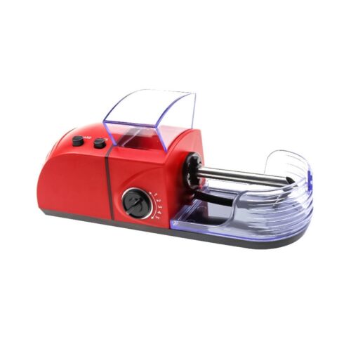 Portable Automatic Electric Cigarette Rolling Machine Rolling Device Red - Picture 1 of 5