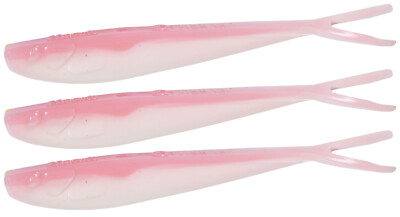 3 Stück Quantum Q-Fish Gabelschwanz  8g  / 13cm - bubble gum