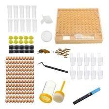 NNEDSZ Queen Rearing Marking Kit 146 Pieces for Starter Beekeeper Beekeeping Too