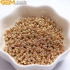 Hypoallergenic Spacer Bead 14K Yellow Gold Filled Beads Jewellery Making 100pcs